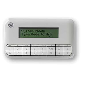 Tastatura LCD cablata, afisaj cu 16 caractere, UTC Fire & Security NX-1048-W